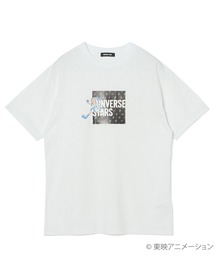 おジャ魔女どれみ　CONVERSE STARS コラボカットワンピース　ホワイト CONVERSE STARS（コンバーススターズ）の「【CONVERSE STARS×お