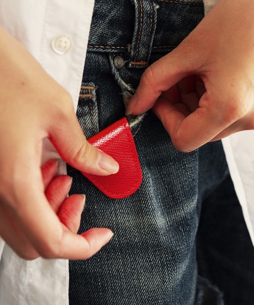 VINTAGE REVIVAL PRODUCTIONS（ヴィンテージリバイバルプロダクションズ）の「Vintage Revival Productions Key Clip calf（キーケース/キーアクセサリー・レディース・イエロー系その他/オレンジ/レッド/ライトブルー/ライトグリーン・FREE）」の7枚目の写真