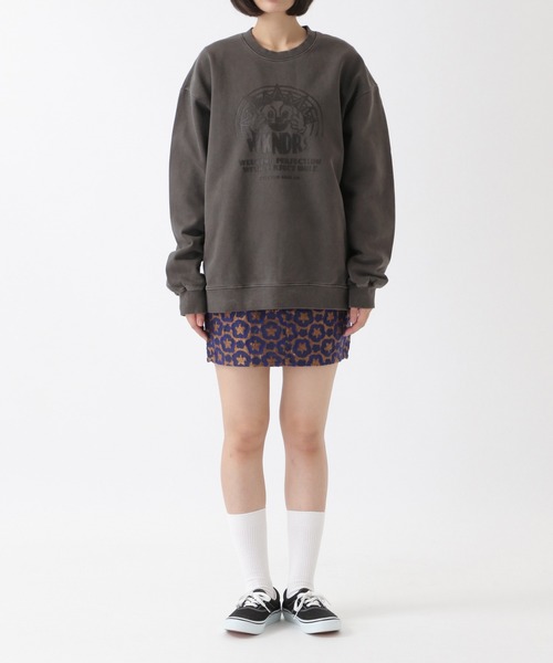 WKNDRS（ウィーキャンドース）の「WKNDRS／スマイルプリントスウェット　2922457（スウェット・メンズ・パープル/ブルー/グレー・MEDIUM/LARGE）」の9枚目の写真