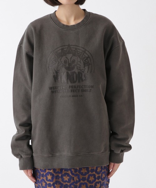 WKNDRS（ウィーキャンドース）の「WKNDRS／スマイルプリントスウェット　2922457（スウェット・メンズ・パープル/ブルー/グレー・MEDIUM/LARGE）」の11枚目の写真