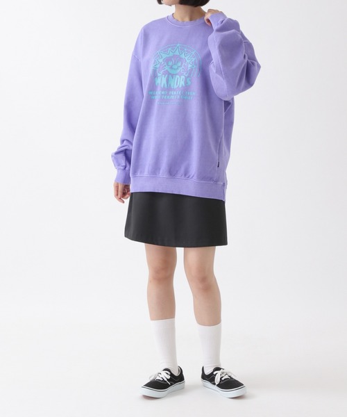 WKNDRS（ウィーキャンドース）の「WKNDRS／スマイルプリントスウェット　2922457（スウェット・メンズ・パープル/ブルー/グレー・MEDIUM/LARGE）」の15枚目の写真