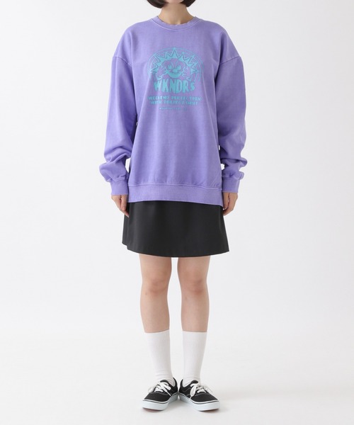 WKNDRS（ウィーキャンドース）の「WKNDRS／スマイルプリントスウェット　2922457（スウェット・メンズ・パープル/ブルー/グレー・MEDIUM/LARGE）」の16枚目の写真