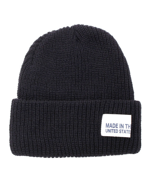 CIAOPANIC TYPY（チャオパニックティピー）の「MADEINUSAニットワッチ（ハット・メンズ・ネイビー/ブルー/ホワイト/グレー/ワインレッド/ブラック/オリーブ・FREE）」の5枚目の写真