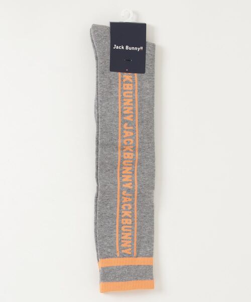 Jack Bunny ジャックバニー の Jack Bunny ロゴ ハイ ソックス Ladies ソックス 靴下 Wear