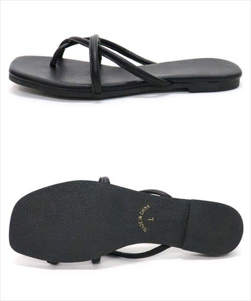 DONOBAN(ドノバン)の「ふらっとトングサンダル(サンダル・レディース・ホワイト/ブラック/シルバー/ゴールド系その他/グレイッシュベージュ・22.5cm/23.5cm/23.0cm/24.0cm)」の13枚目の写真