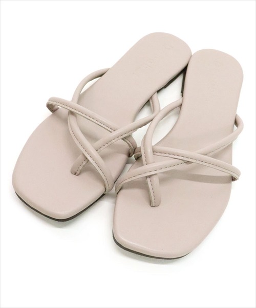 DONOBAN(ドノバン)の「ふらっとトングサンダル(サンダル・レディース・ホワイト/ブラック/シルバー/ゴールド系その他/グレイッシュベージュ・22.5cm/23.5cm/23.0cm/24.0cm)」の20枚目の写真