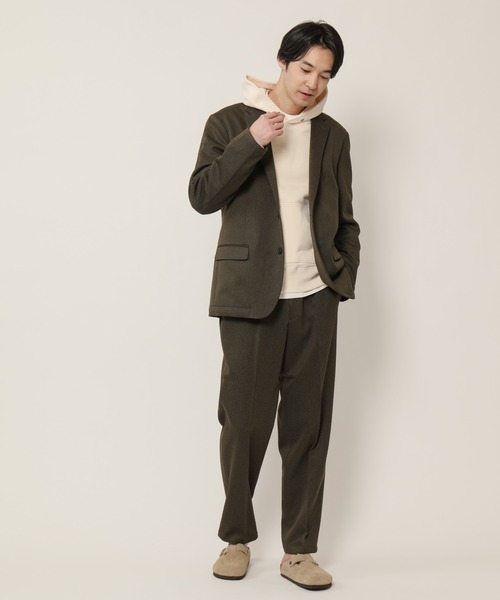 KASHIYAMA（カシヤマ）の「TECH-POLYESTER ストレッチノータックスリムテーパードパンツ（その他パンツ・メンズ・カーキ/ネイビー・マルチサイズ）」の8枚目の写真