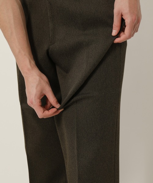 KASHIYAMA（カシヤマ）の「TECH-POLYESTER ストレッチノータックスリムテーパードパンツ（その他パンツ・メンズ・カーキ/ネイビー・マルチサイズ）」の5枚目の写真