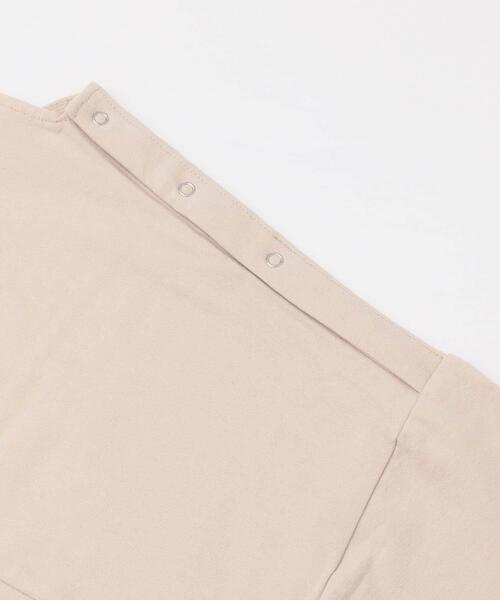 LAATO(ラート)の「BIG LONG T-SHIRTS(Tシャツ/カットソー・レディース・オフホワイト/グリーン・FREE)」の3枚目の写真