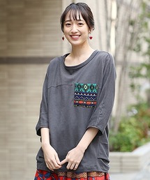 チチカカ | スウェットチュニックプルオーバー(Tシャツ/カットソー)