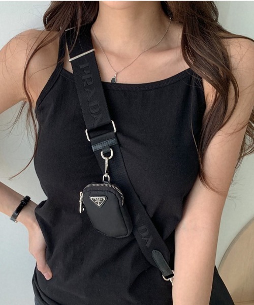 muahmuah(ムーアムーア)の「『muah muah/ムーアムーア』MUAH STRING SLEEVELESS/ストリング スリーブレス(チューブトップ・レディース・ホワイト/ブラック/グレー・FREE)」の11枚目の写真