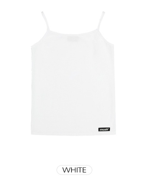 muahmuah(ムーアムーア)の「『muah muah/ムーアムーア』MUAH STRING SLEEVELESS/ストリング スリーブレス(チューブトップ・レディース・ホワイト/ブラック/グレー・FREE)」の22枚目の写真