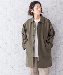 【OUTDOOR PRODUCTS】【着るバッグシリーズ】７ポケットステンカラーコート　ビジネスシーンにもおすすめ　襟裏ワンポイントブランドロゴ