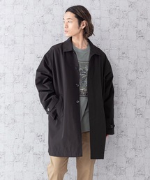 【OUTDOOR PRODUCTS】【着るバッグシリーズ】7ポケットステンカラーコート ビジネスシーンにもおすすめ 襟裏ワンポイントブランドロゴ