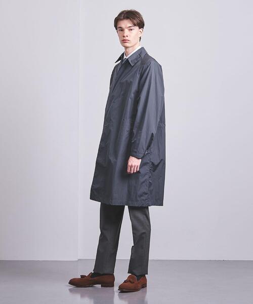 SOVEREIGN ステンカラーコート ネイビー SOVEREIGN ステンカラーコート ネイビー