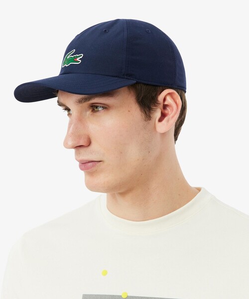 LACOSTE（ラコステ）の「「ノバク・ジョコビッチ」フロントワニロゴキャップ（キャップ・メンズ・ホワイト/ネイビー/ブルー/バイオレット/ホワイト系その他/ダークネイビー・FREE）」の11枚目の写真