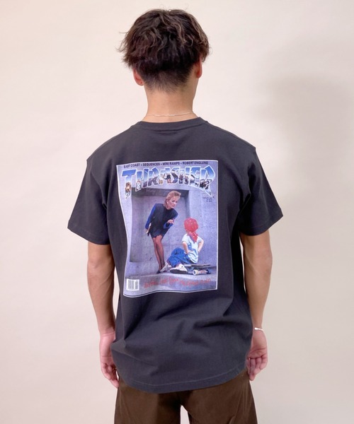 THRASHER(スラッシャー)の「【ムラサスポーツ別注】THRASHER/スラッシャー ルーズシルエット バックプリントTシャツ TH91282H FEB 87(Tシャツ/カットソー・メンズ・グレー/ブラック/ホワイト・L/M/XL)」の3枚目の写真