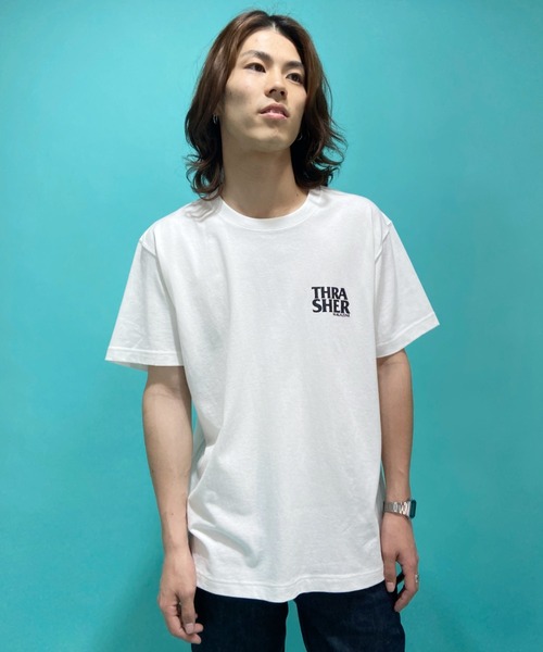 THRASHER(スラッシャー)の「【ムラサスポーツ別注】THRASHER/スラッシャー ルーズシルエット バックプリントTシャツ TH91282H FEB 87(Tシャツ/カットソー・メンズ・グレー/ブラック/ホワイト・L/M/XL)」の9枚目の写真