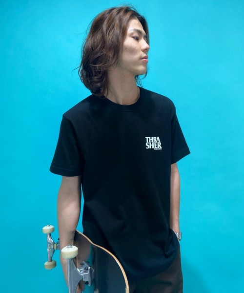 THRASHER(スラッシャー)の「【ムラサスポーツ別注】THRASHER/スラッシャー ルーズシルエット バックプリントTシャツ TH91282H FEB 87(Tシャツ/カットソー・メンズ・グレー/ブラック/ホワイト・L/M/XL)」の14枚目の写真