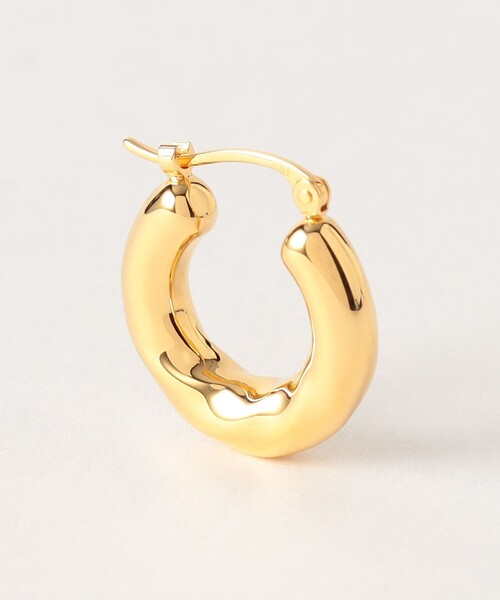 Preek（プリーク）の「＜PREEK＞YU-KIN TWIST HOOP EARRINGS SMALLピアス（ピアス（両耳用）・レディース・ゴールド/ライトピンク・FREE）」の4枚目の写真