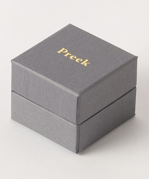 Preek（プリーク）の「＜PREEK＞YU-KIN TWIST HOOP EARRINGS SMALLピアス（ピアス（両耳用）・レディース・ゴールド/ライトピンク・FREE）」の8枚目の写真