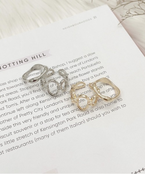 apres jour（アプレジュール）の「【apres jour×ARIAZ】2セットリング（リング・レディース・シルバー/ゴールド・FREE）」の4枚目の写真