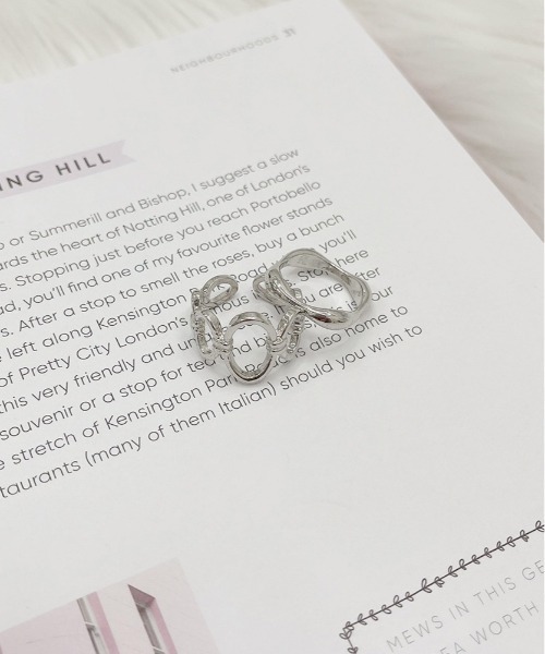 apres jour（アプレジュール）の「【apres jour×ARIAZ】2セットリング（リング・レディース・シルバー/ゴールド・FREE）」の3枚目の写真