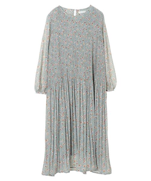 AMERICAN HOLIC（アメリカンホリック）の「花柄プリーツワンピース（ワンピース・レディース・サックスブルー/その他14・FREE）」の6枚目の写真