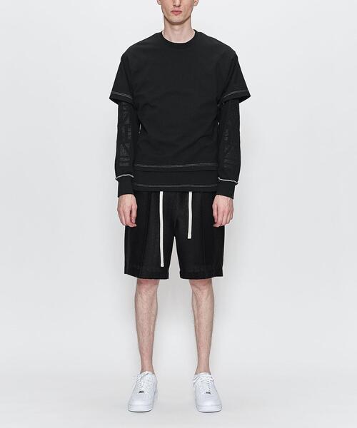 AVALONE(アヴァロン)の「<AVALONE> EMB LYD LS TEE/カットソー(Tシャツ/カットソー・メンズ・ブラック/グレー・2/3)」の7枚目の写真