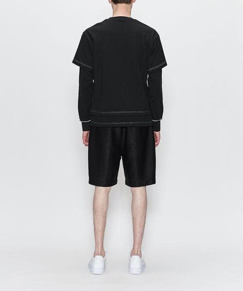 AVALONE(アヴァロン)の「<AVALONE> EMB LYD LS TEE/カットソー(Tシャツ/カットソー・メンズ・ブラック/グレー・2/3)」の5枚目の写真