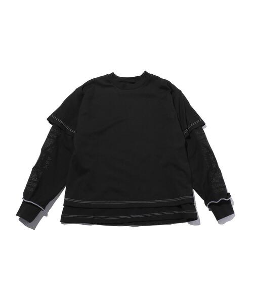 AVALONE(アヴァロン)の「<AVALONE> EMB LYD LS TEE/カットソー(Tシャツ/カットソー・メンズ・ブラック/グレー・2/3)」の13枚目の写真