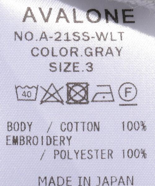 AVALONE(アヴァロン)の「<AVALONE> EMB LYD LS TEE/カットソー(Tシャツ/カットソー・メンズ・ブラック/グレー・2/3)」の16枚目の写真