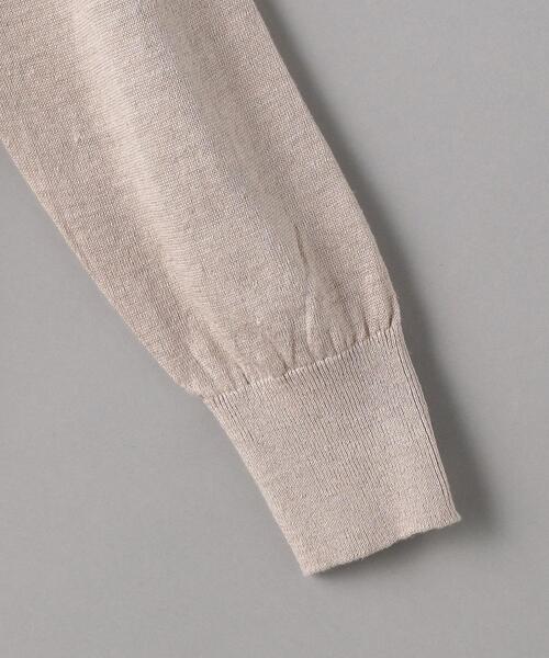 BEAUTY&YOUTH UNITED ARROWS（ビューティーアンドユースユナイテッドアローズ）の「BY 麻Vネックカーディガン -UVケア/ウォッシャブル-（カーディガン/ボレロ・レディース・ブラック/ベージュ/オレンジ・FREE）」の16枚目の写真