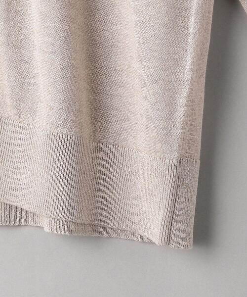 BEAUTY&YOUTH UNITED ARROWS（ビューティーアンドユースユナイテッドアローズ）の「BY 麻Vネックカーディガン -UVケア/ウォッシャブル-（カーディガン/ボレロ・レディース・ブラック/ベージュ/オレンジ・FREE）」の17枚目の写真