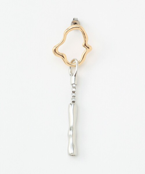 CAST:（キャストコロン）の「クラウドモチーフピアス（ピアス（両耳用）・レディース・シルバー・FREE）」の2枚目の写真