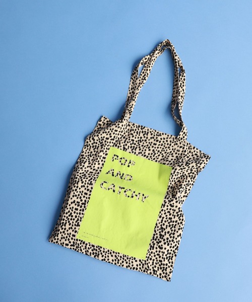 SLOBE citron.(スローブシトロン)の「SLOBE citron. POP&CATCHY トートBAG◆(トートバッグ・レディース・ナチュラル/イエロー/サックスブルー/ピンク/ベージュ・FREE)」の2枚目の写真
