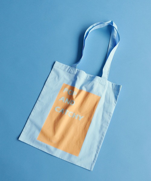 SLOBE citron.(スローブシトロン)の「SLOBE citron. POP&CATCHY トートBAG◆(トートバッグ・レディース・ナチュラル/イエロー/サックスブルー/ピンク/ベージュ・FREE)」の4枚目の写真