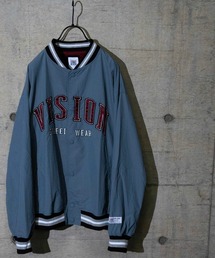 【12】〔VISION STREET WEAR/ビジョン ストリート ウェア〕ナイロンワッペンスタジャン