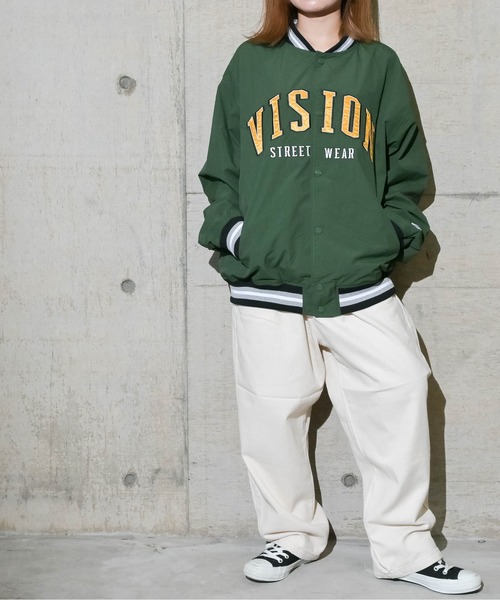 【12】〔VISION STREET WEAR/ビジョン ストリート ウェア〕ナイロンワッペンスタジャン（スタジャン）｜JOHN'S CLOSET（ジョンズクローゼット）