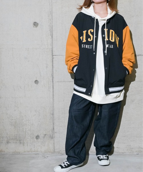 【12】〔VISION STREET WEAR/ビジョン ストリート ウェア〕ナイロンワッペンスタジャン（スタジャン）｜JOHN'S CLOSET（ジョンズクローゼット）