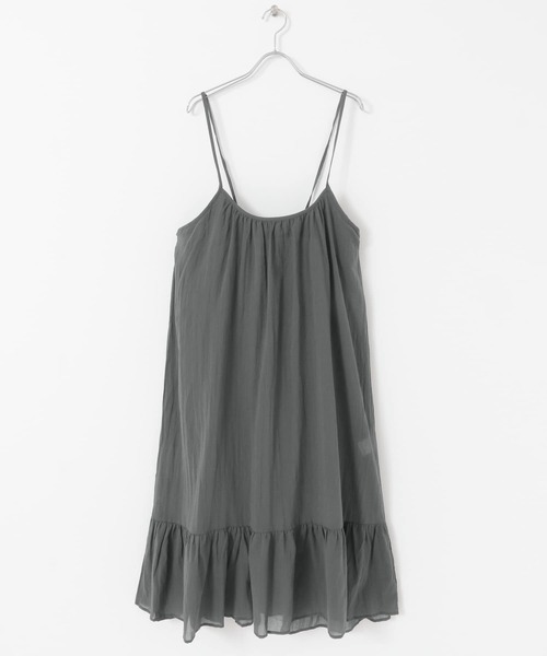 UR Lab.（アーバンリサーチラボ）の「マーメイドキャミソールワンピース（ワンピース・レディース・オレンジ/チャコールグレー・FREE）」の8枚目の写真