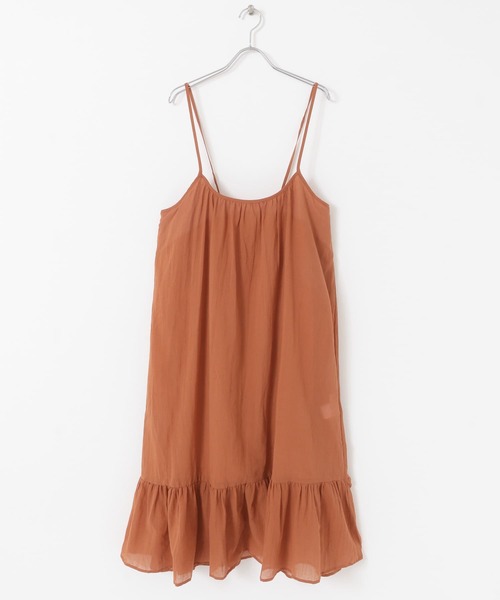 UR Lab.（アーバンリサーチラボ）の「マーメイドキャミソールワンピース（ワンピース・レディース・オレンジ/チャコールグレー・FREE）」の9枚目の写真