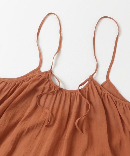 UR Lab.（アーバンリサーチラボ）の「マーメイドキャミソールワンピース（ワンピース・レディース・オレンジ/チャコールグレー・FREE）」の10枚目の写真