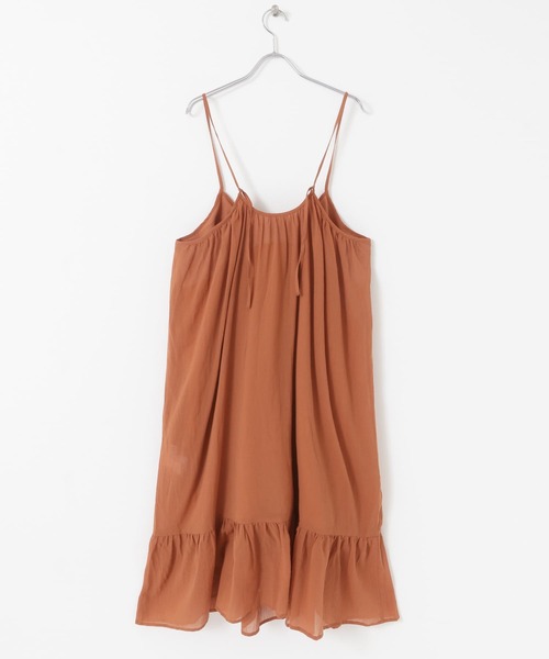 UR Lab.（アーバンリサーチラボ）の「マーメイドキャミソールワンピース（ワンピース・レディース・オレンジ/チャコールグレー・FREE）」の11枚目の写真