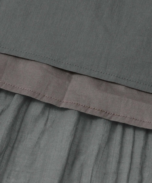 UR Lab.（アーバンリサーチラボ）の「マーメイドキャミソールワンピース（ワンピース・レディース・オレンジ/チャコールグレー・FREE）」の14枚目の写真