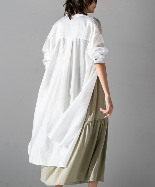 Grey メイソングレイ のファッション ワンピース ワンピース ドレス Mayson シアーロングシャツワンピース ワンピース Mayson セール