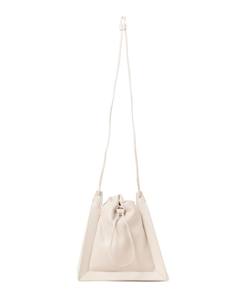 Ray BEAMS（レイビームス）の「RBS / トリム バッグ（ショルダーバッグ・レディース・ブラック/オフホワイト・ONE SIZE）」の4枚目の写真