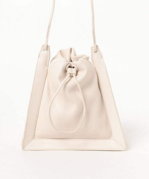 Ray BEAMS（レイビームス）の「RBS / トリム バッグ（ショルダーバッグ・レディース・ブラック/オフホワイト・ONE SIZE）」の7枚目の写真