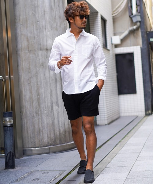 アダムスジャグラー ホワイト シャツ サイズS adamsJUGGLER（アダムスジャグラー）の「RTEG/Z.Wロングシャツ