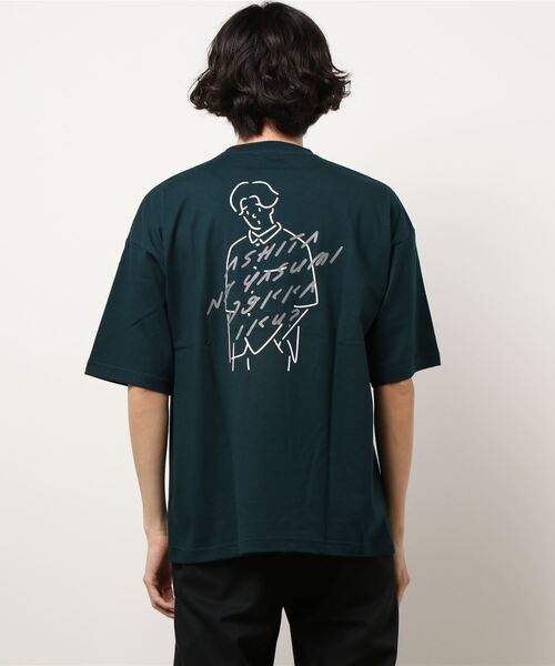 LOWRYS FARM（ローリーズファーム）の「ＭＩＴＡＩＮＡイラストコラボ　957308（Tシャツ/カットソー・メンズ・ホワイト/レッド/グリーン・MEDIUM/LARGE）」の6枚目の写真